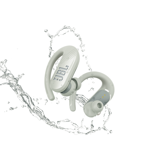 JBL Endurance Peak II - White - Waterproof true wireless sport earbuds - Front image number null